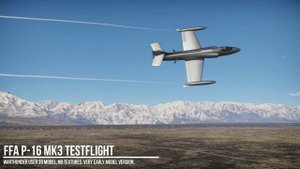 FFA P-16 warthunder testflight.