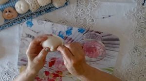 Кукла из капрона.Кукла из колгот.Сделать носик в чулочной технике.Носик для кукол. Nariz para muñec