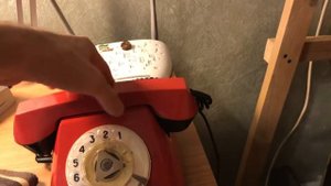 Стационарный телефон ТА-68. Сделано в СССР.