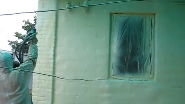 Утепление фасадов пенополиуретаном