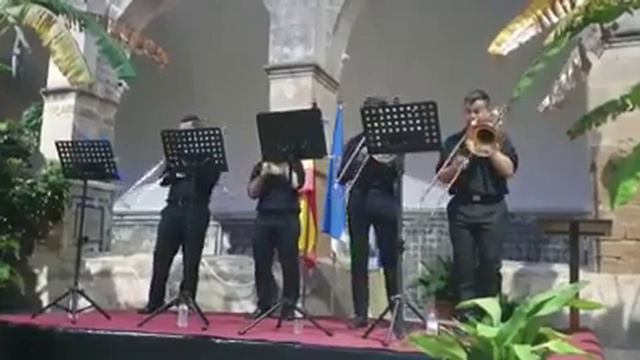 CUARTETO DE TROMBONES "ARNOLD JACOBS". SONATA DE DANIEL SPEER. SANTUARIO DE REGLA DE CHIPIONA. смотреть онлайн