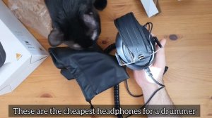 Behringer DH 100 drummer headphones unboxing / наушники для барабанщика распаковка (русский,ENG sub
