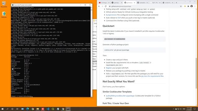 GeoSoft Lesson 11 - Creating a Python Package with Cookiecutter Template