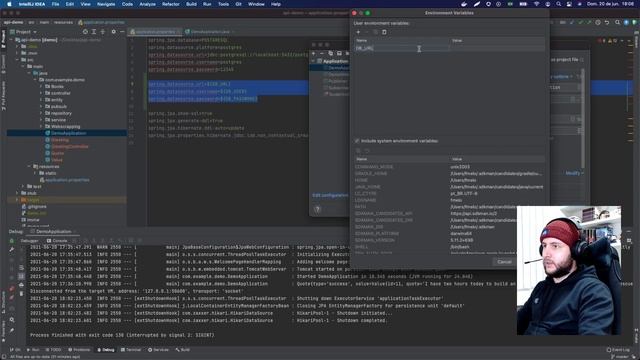 VARIÁVEIS DE AMBIENTE NO SPRING BOOT смотреть онлайн