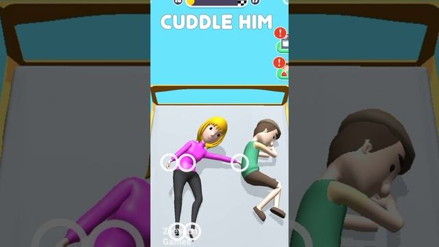 cuddle him challenge game with Zeeshan games