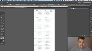 Календарь в Adobe Illustrator. Скрипт calendar preamaker