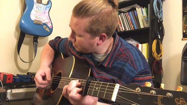 “Can’t Help Falling in Love” (Elvis Presley) on 1940s Banner Gibson J-45 смотреть онлайн