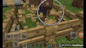 Как надеть деревенского жителя в броню в Minecraft чтобы его не убил Зомби