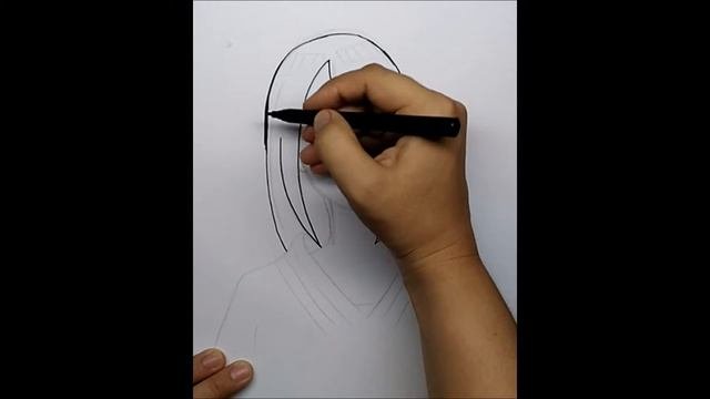 Как нарисовать Ханаби // Ханаби Хьюга // Сестра Хинаты // аниме Боруто