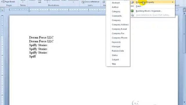 Microsoft Word 2010: AutoText, Field and Document Properties смотреть онлайн