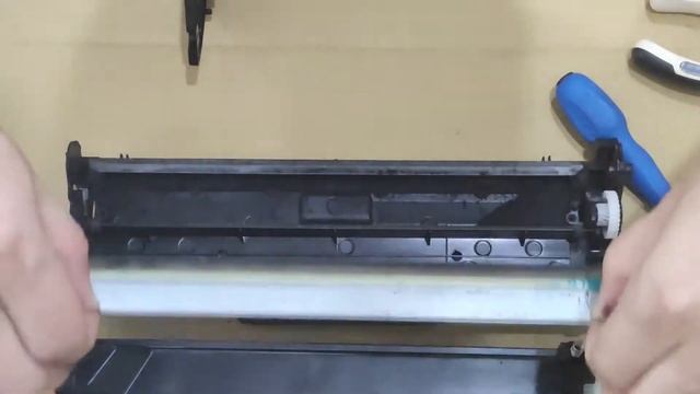 Ремонт/чистка картриджа от Samsung SCX-3400(05), MLT-D101S (печатает с черными полосами) смотреть онлайн