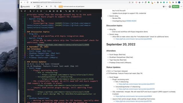 Velero Community Meeting - September 28, 2022 смотреть онлайн