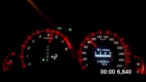 Honda Accord 8 разгон 0-100 2.4 автомат Type-S (сток)