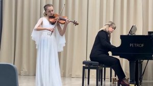 Ф. Верачини «Соната ми минор» 1,2,3 части. Исполняет Птухина Елизавета.