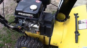 Обзор снегоуборщик CROSSER 337 CR SN 3