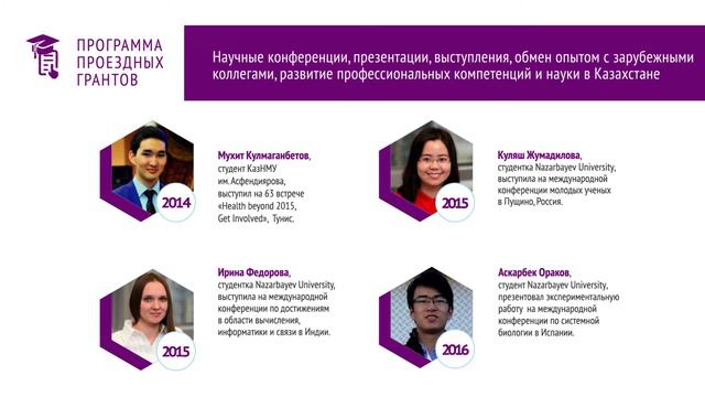 Научно-образовательный фонд им. Шахмардана Есенова-2017. Инфографика