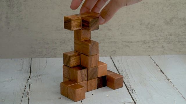Soma Puzzle Cube Brain Teaser Eco Friendly Board Games Adults Kids Boy Gift