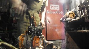 2 цилиндровая бензопила , первые запуски