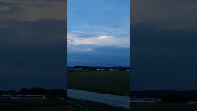 Gewitter bei Landshut, Moosburg an der Isar und bei München. Mai 2018