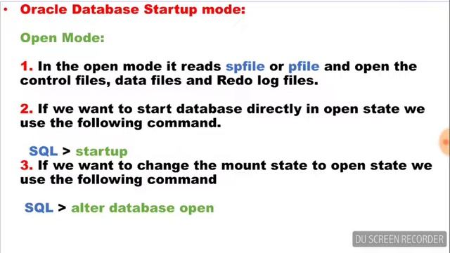 What is Open Mode | Oralce Database Startup Mode | Lecture in Urdu/Hindi смотреть онлайн