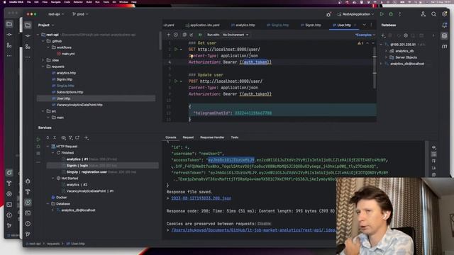 Разработка сервиса аналитики рынка труда IT