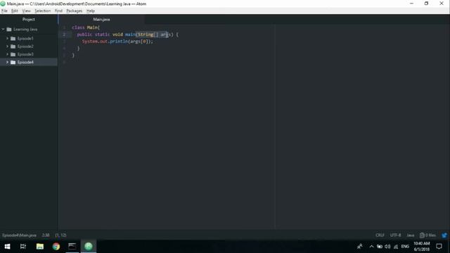 Introduction to JAVA - Episode 4 - Main Function смотреть онлайн
