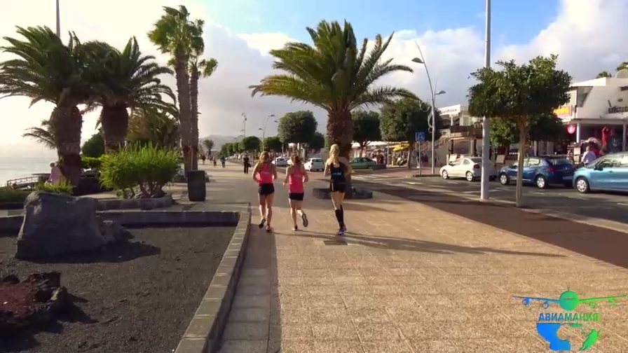 Канарские острова Лансароте видео- Пуэрто Дель Кармен (Puerto del Carmen Lanzarote)