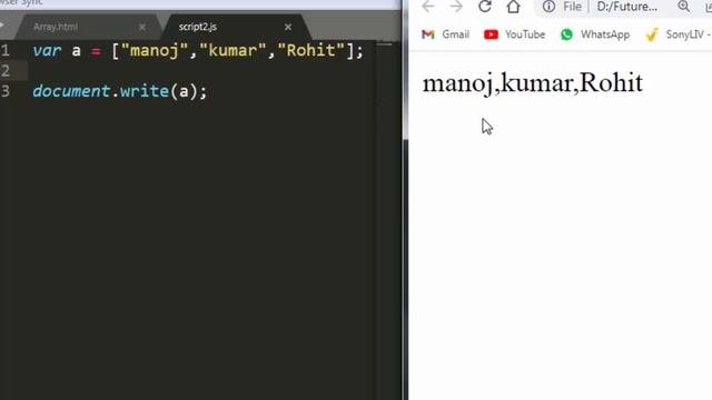 JavaScript Array Methods toString, valueOf and fill | Javascript basic lesson - 47