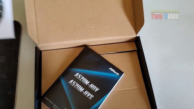 Asrock A520M-HVS Unboxing