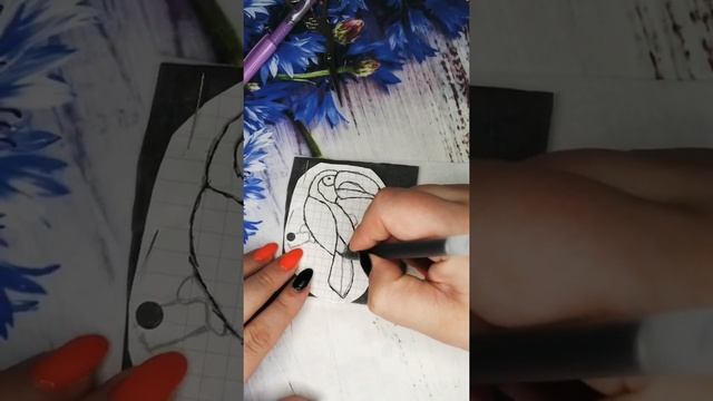 Как удобно перенести рисунок на фетр ? смотреть онлайн