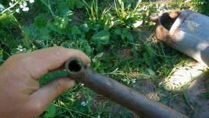 Земляной бур.Садовый бур своими руками