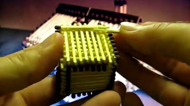 Делаем кубик из спичек смотреть онлайн