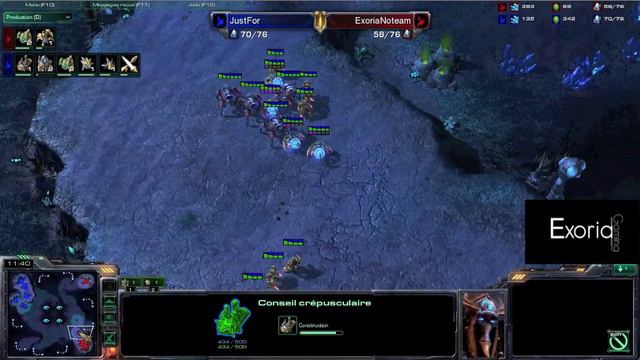 Exoria008-ENoteamvsJustFor. Replay Starcraft 2