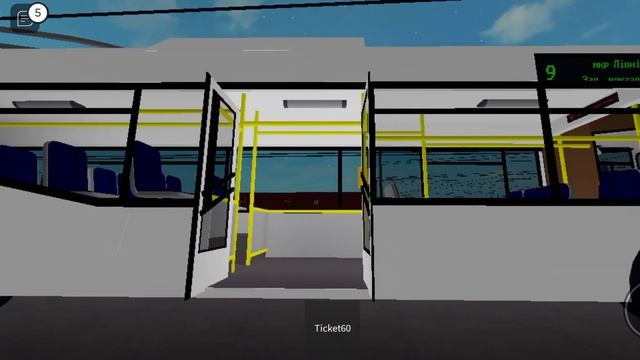 Roblox trolleybus/Роблокс Троллейбус MAZ-103T смотреть онлайн