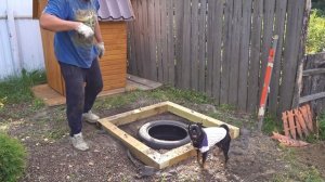 Установка дачной летней душевой кабины под ключ Новосибирск.