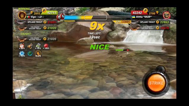 Duel Sprint. 6 rewards during 30 minutes. Fishing Clash смотреть онлайн