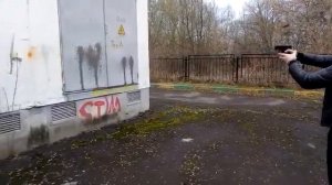 Аэрозольный пистолет Добрыня - тестовый отстрел .