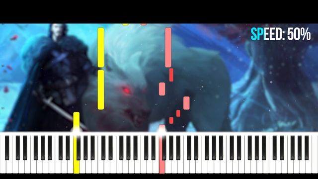 Игра Престолов - Легко на пианино // Game of Thrones - Main Theme - Easy Piano Tutorial