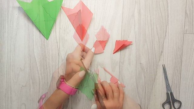 How to Make a Paper Poinsettia | 3 Christmas Flower Ideas | Paper Flower смотреть онлайн