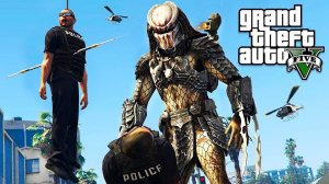 ХИЩНИКИ НАПАЛИ НА ГОРОД ЛОС САНТОС В ГТА 5 МОДЫ! PREDATOR ОБЗОР МОДА В GTA 5! ВИДЕО ИГРЫ MODS