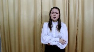 Ангелина читает стих Натальи Радолиной "1941-й"