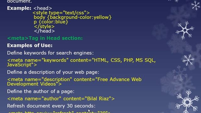 HTML Head Lesson 9 part 1 смотреть онлайн