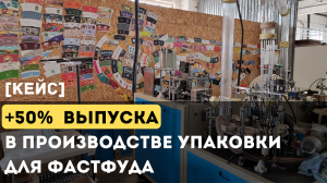 Планирование производства упаковки для фастфуда в Excel. Увеличили выпуск более чем на 50%