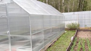 Теплица с отстрой крышей и вертикальными стенками "Алтайская сказка", отзыв покупателя.