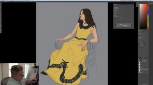 Live Stream - Drawing a Costumed Model