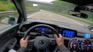 2021 Volkswagen Golf 8 R 2.0 TSI 320 PS TOP SPEED AUTOBAHN DRIVE POV
