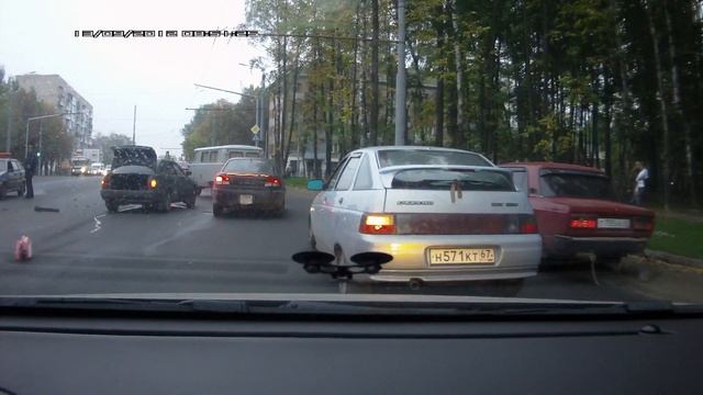 ДТП перед Черняховкой 13-09-13 смотреть онлайн