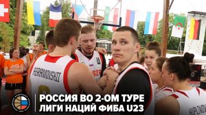 Россия во 2-ом туре Лиги Наций ФИБА U23