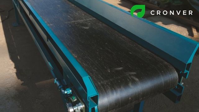 Барабанная рубительная машина Cronver BRM 75 с конвейерами смотреть онлайн