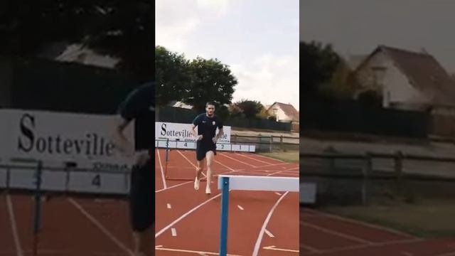 Romain Lecoeur , champion de France espoir du 100m haies смотреть онлайн